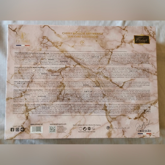 🔥NIB!!-Anti Wrinkle Skin Care Collection, Cherry Blossom - Picture 4 of 4